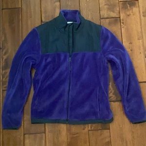 Purple fuzzy winter jacket. Great condition.